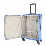 Средний тканевой чемодан Travelite Boja на 56 л весом 3,1 кг Синий