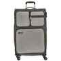 Большой тканевый чемодан Travelite Nomad на 96 л весом 3,8 кг Серый