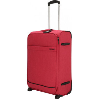 Средний тканевый чемодан Enrico Benetti Dallas на 53 л весом 2,6 кг Красный