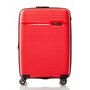 Средний чемодан V&amp;V Travel Summer Breeze на 85/97 л весом 3,2 кг из полипропилена Красный