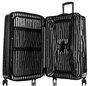 Большой чемодан Heys Black Leopard на 107/133 л весом 5 кг из поликарбоната Черный