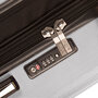 Средний чемодан Heys SpinLite на 60/80 л весом 4,1 кг из поликарбоната Серебристый