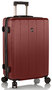 Средний чемодан Heys SpinLite на 60/80 л весом 4,1 кг из поликарбоната Бордовый
