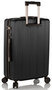 Средний чемодан Heys SpinLite на 60/80 л весом 4,1 кг из поликарбоната Черный