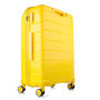 Велика валіза VIF Denver на 97 л вагою 4 кг з поліпропілену Жовтий