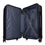 Средний чемодан VIF Denver на 64 л из полипропилена весом 3,4 кг Черный