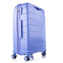 Средний чемодан VIF Denver на 64 л из полипропилена весом 3,4 кг Голубой