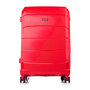 Средний чемодан VIF Denver на 64 л из полипропилена весом 3,4 кг Красный