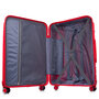 Большой чемодан VIF Denver на 97 л весом 4 кг из полипропилена Красный