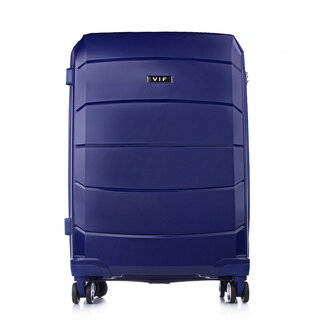 Велика валіза VIF Denver на 97 л вагою 4 кг з поліпропілену Синій