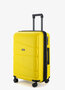 Средний чемодан V&amp;V Travel Peace на 85/97 л из полипропилена Желтый