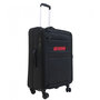 Средний тканевый чемодан V&amp;V Travel Volunteer на 68 л весом 3,1 кг Черный