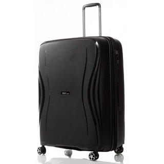 Большой чемодан V&V Travel TIFFANY из полипропилена на 115/125 л весом 4,3 кг Черный