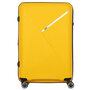 Большой чемодан 2E SIGMA на 102/113 л весом 4,1 кг из полипропилена Желтый 