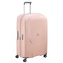 Большой чемодан Delsey Clavel на 107 л весом 3,85 кг из полипропилена Розовый