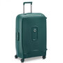 Большой чемодан Delsey Moncey на 112 л весом 4,9 кг из полипропилена Зеленый