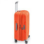 Средний чемодан Delsey Clavel на 83 л весом 3,5 кг с расширительной молнией из полипропилена Оранжевый