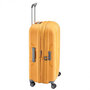 Средний чемодан Delsey Clavel на 83 л весом 3,5 кг с расширительной молнией из полипропилена Желтый