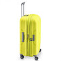 Середня валіза Delsey Clavel на 83 л вагою 3,5 кг з розширювальною блискавкою з поліпропілену Лайм