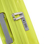 Средний чемодан Delsey Clavel на 83 л весом 3,5 кг с расширительной молнией из полипропилена Лайм