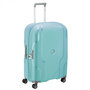 Средний чемодан Delsey Clavel на 83 л весом 3,5 кг с расширительной молнией из полипропилена Голубой