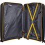 Большой чемодан Cat Cargo на 103 л весом 4,2 кг из полипропилена Черный
