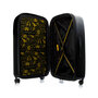 Большой чемодан Mandarina Duck LOGODUCK на 103 с расширением из поликарбоната Черный