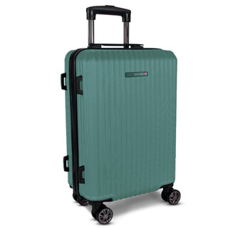 Большой чемодан Swissbrand Riga 2.0 на 106 л весом 4,3 кг из пластика Зеленый