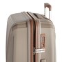 Большой чемодан SnowBall 84803 на 108 л весом 3,6 кг из полипропилена Коричневый