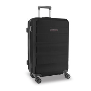 Малый пластиковый чемодан Swissbrand Anvers на 39 л весом 2,5 кг Черный