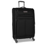 Большой тканевый чемодан Swissbrand Austria на 103/113 л весом 3,6 кг Черный