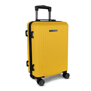 Средний чемодан Swissbrand Riga 2.0 на 72 л весом 3,4 кг из пластика Желтый