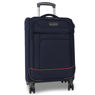 Большой тканевый чемодан Swissbrand Alford на 92/101 л весом 3,7 кг Темно-Синий
