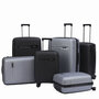 Велика валіза V&amp;V Travel Summer Breeze на 100/110 л вагою 4,3 кг з поліпропілену Сірий