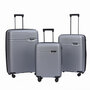 Средний чемодан V&amp;V Travel Summer Breeze на 72/80 л весом 3,2 кг из полипропилена Серый
