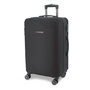 Средний чемодан Swissbrand Brunei на 67 л весом 3,8 кг из пластика Черный