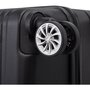 Большой чемодан CAT V Power Alexa на 95 л весом 4 кг из пластика Черный
