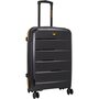 Средний чемодан CAT Cargo Luggage на 70 л весом 3,28 кг из полипропилена Черный