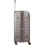 Большой пластиковый чемодан VIP XION на 115/129 л весом 5 кг Шампань