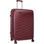 Большой пластиковый чемодан VIP XION на 115/129 л весом 5 кг Красный