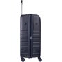 Велика пластикова валіза VIP XION на 115/129 л вагою 5 кг Синій