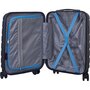 Мала валіза VIP XION ручна поклажа на 36 л вагою 2,7 кг із пластику Чорний