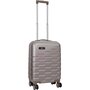 Малый чемодан VIP XION ручная кладь на 36 л весом 2,7 кг из пластика Шампань