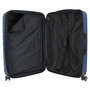 Мала пластикова валіза ручна поклажа Swissbrand Nashville на 39/43 л вагою 2,5 кг Синій
