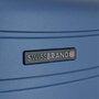 Мала пластикова валіза ручна поклажа Swissbrand Nashville на 39/43 л вагою 2,5 кг Синій