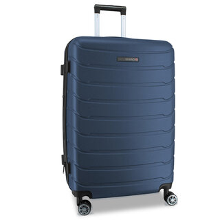 Велика пластикова валіза Swissbrand Nashville на 100/100 л вагою 4,1 кг Синий