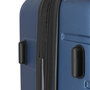 Большой пластиковый чемодан Swissbrand Nashville на 100/100 л весом 4,1 кг Синий