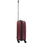 Малый пластиковый чемодан VIP OAKLAND ручная кладь на 35 л весом 2,6 кг Красный 