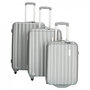 Малый чемодан ручная кладь Enrico Benetti Wichita на 37 л весом 2,6 кг из пластика Серебристый