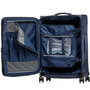 Велика валіза Titan PRIME 91/105 л вагою 3,7 кг з поліестеру Синій